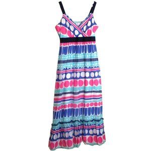 Vineyard Vines Carolina Stripe Ocean Splash maxi dress 16